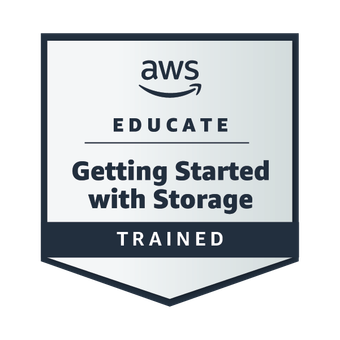 AWS Educate: Getting Started with Storage badge