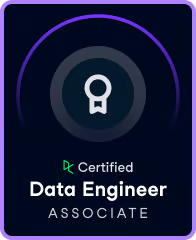 Certified Data Engineer Associate badge