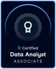 Certified Data Analyst Associate badge