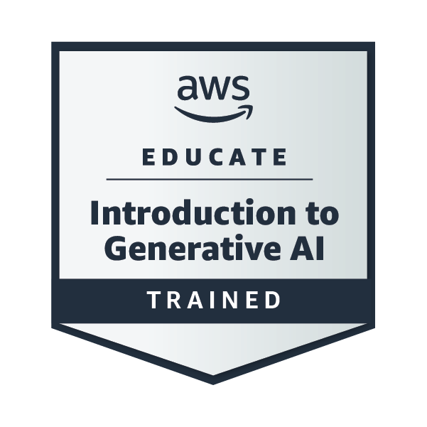 AWS Educate: Introduction to Generative AI badge