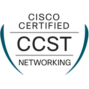 CCST - Cisco Certified Support Technician, Networking badge